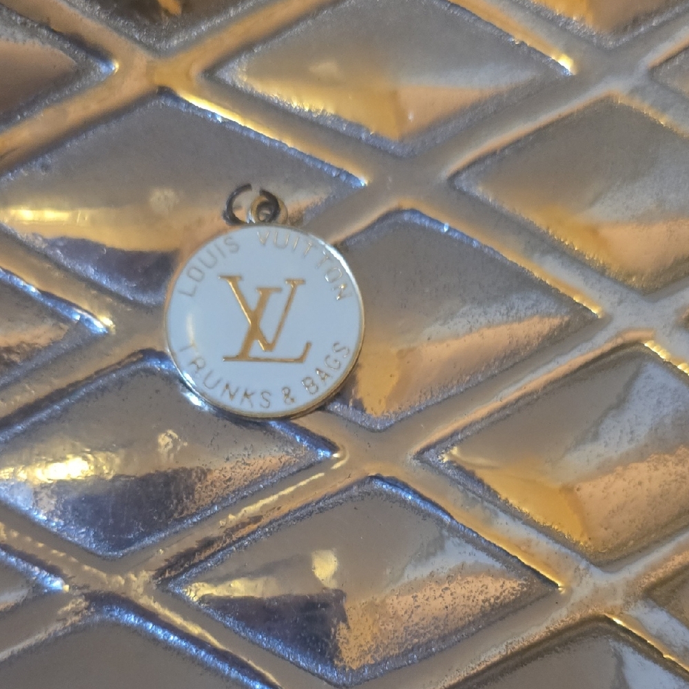Creme Colored Bag Charm